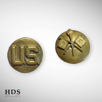 Paire de disques de col US ww2 Signal Corps