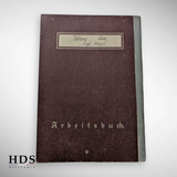 Workbook + Huningue Alsace WW2 passport