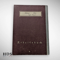 Workbook + Huningue Alsace WW2 passport