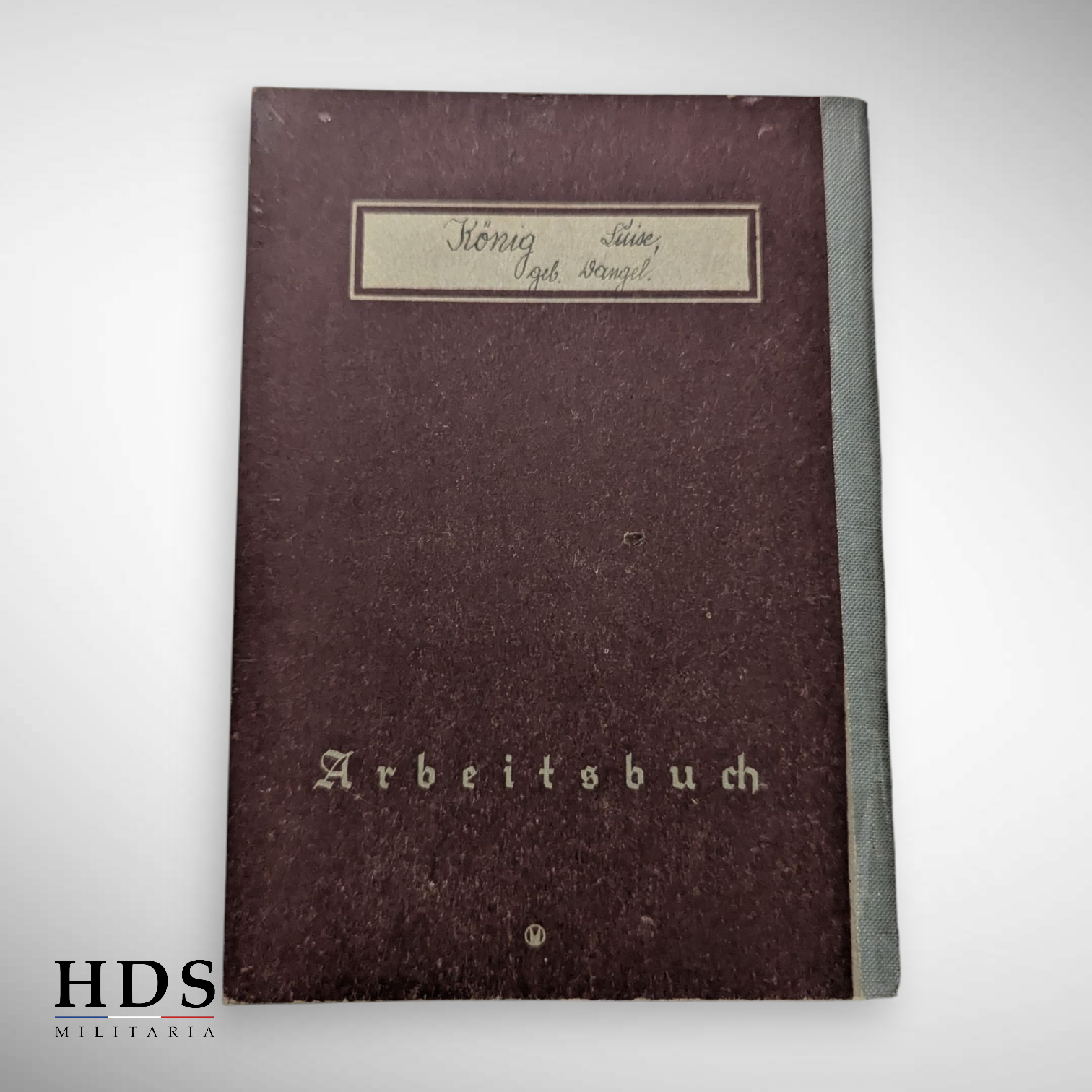 Workbook + Huningue Alsace WW2 passport