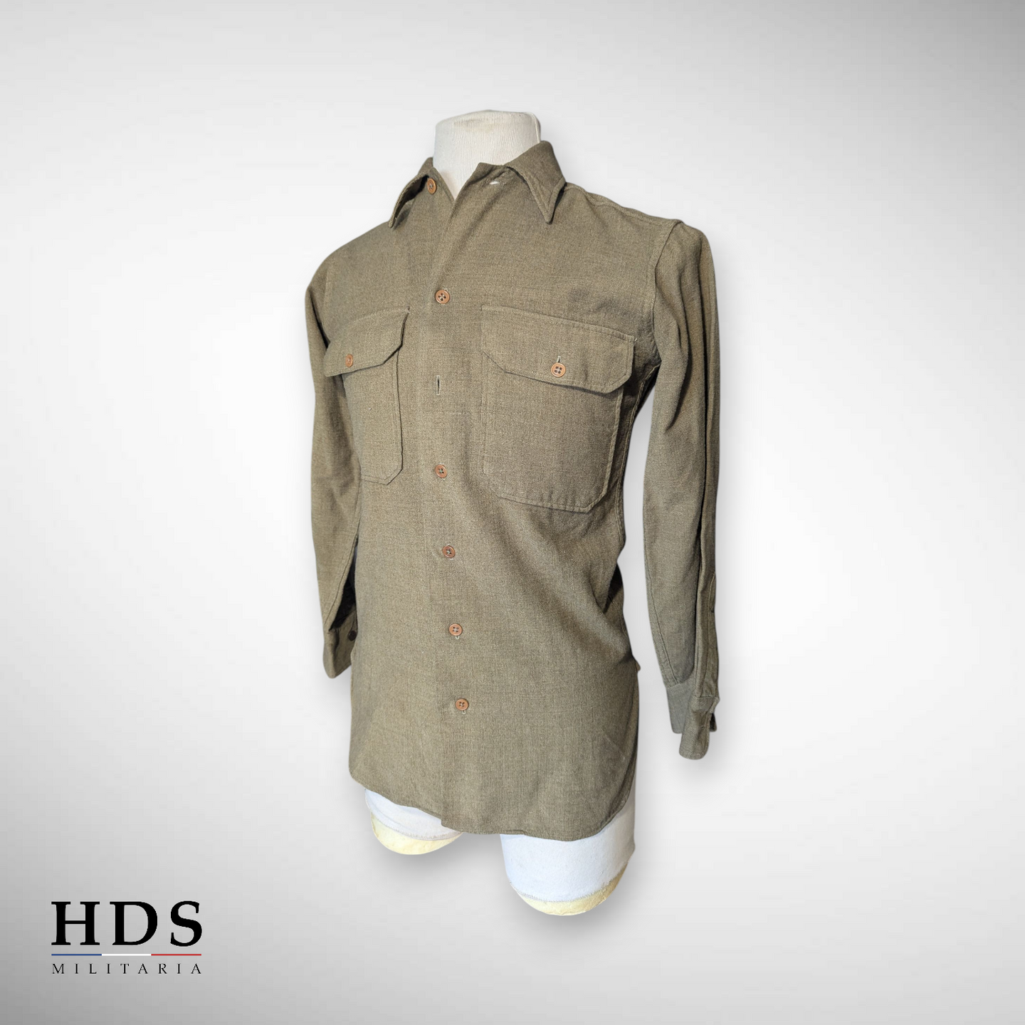 Chemise moutarde US WW2 m37