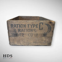 Caisse ration C US ww2 1944