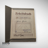 German ww2 Arbeitsbuch booklet
