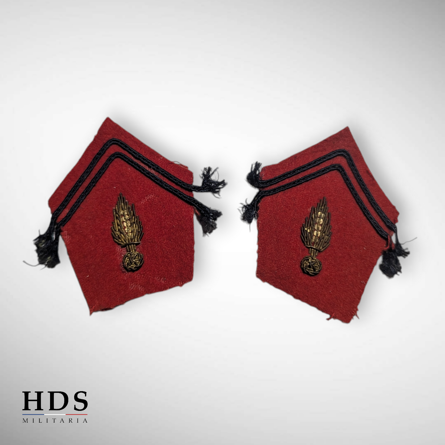 Pattes de col officier Infanterie France 40