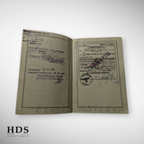 Identity card + passport Lutterbach Alsace ww2