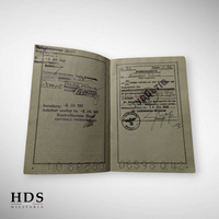 Identity card + passport Lutterbach Alsace ww2