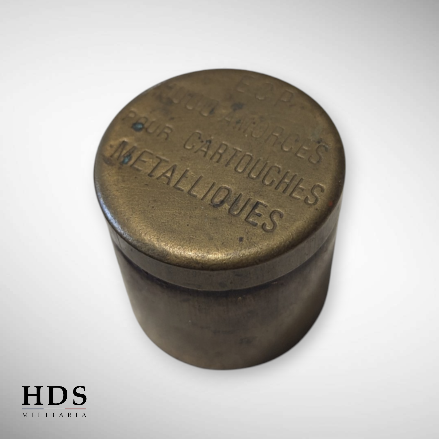Boîte amorces d'artillerie Française ww1