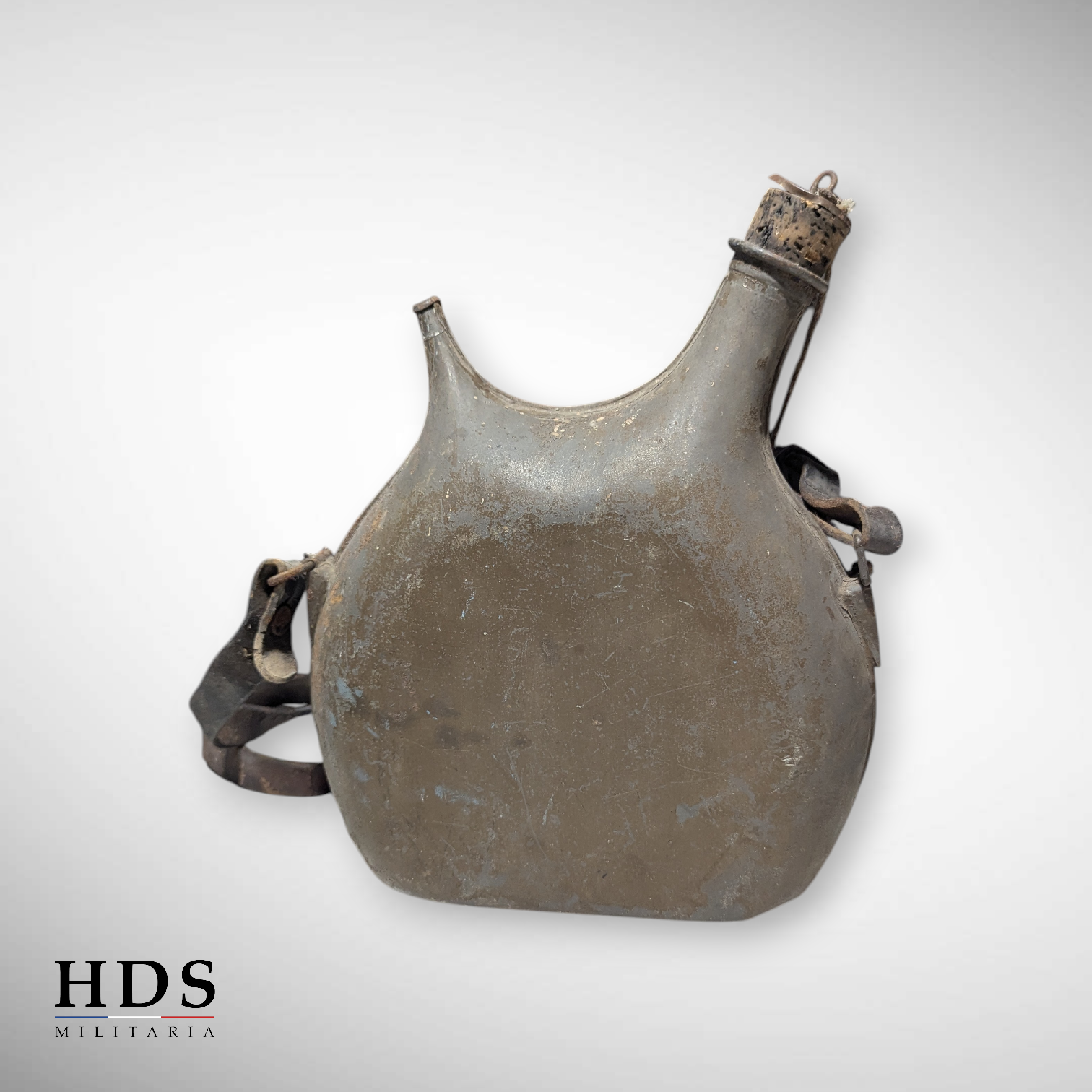 Gourde bidon 1877 kaki France 40 ww2