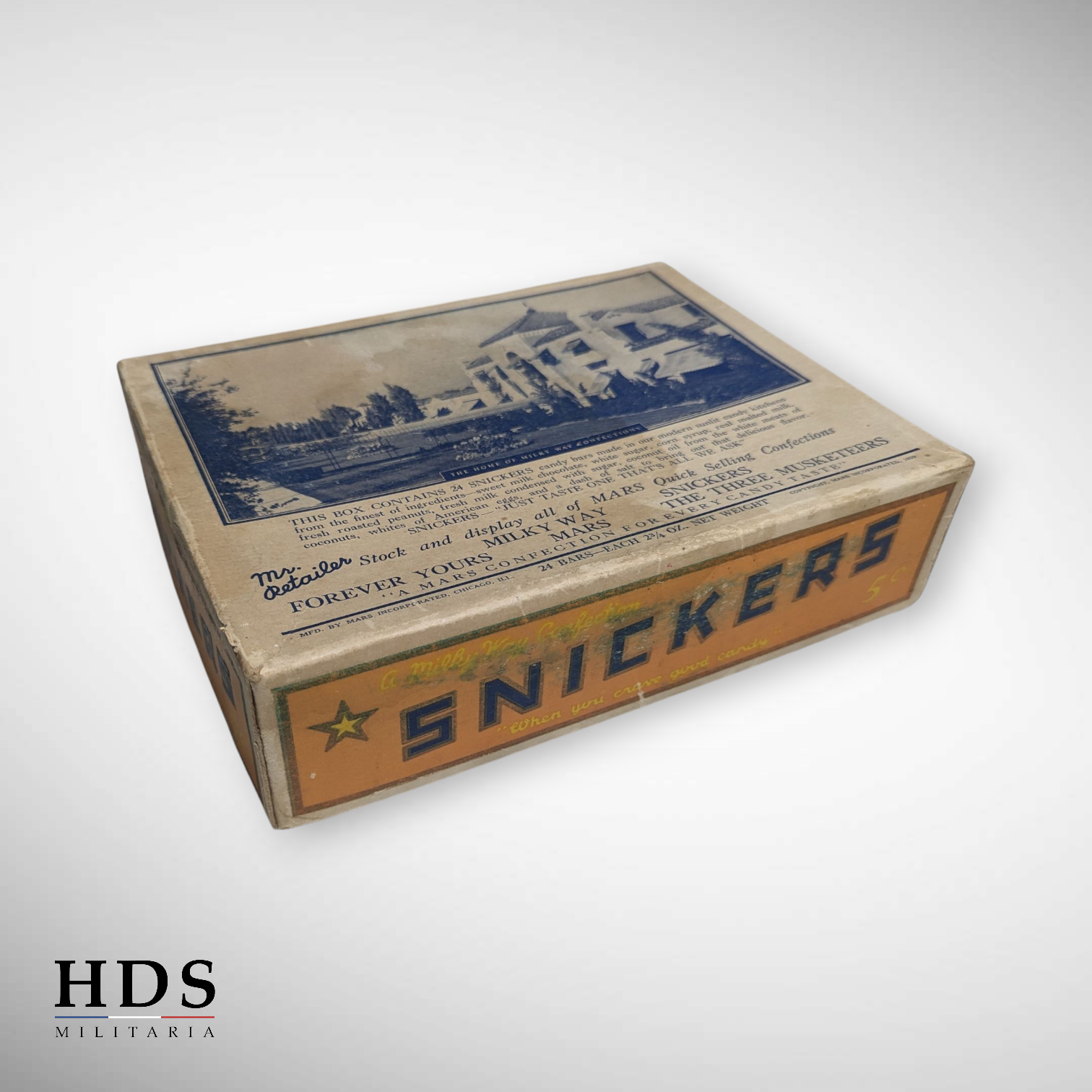 Boîte snickers / milky way PX US ww2