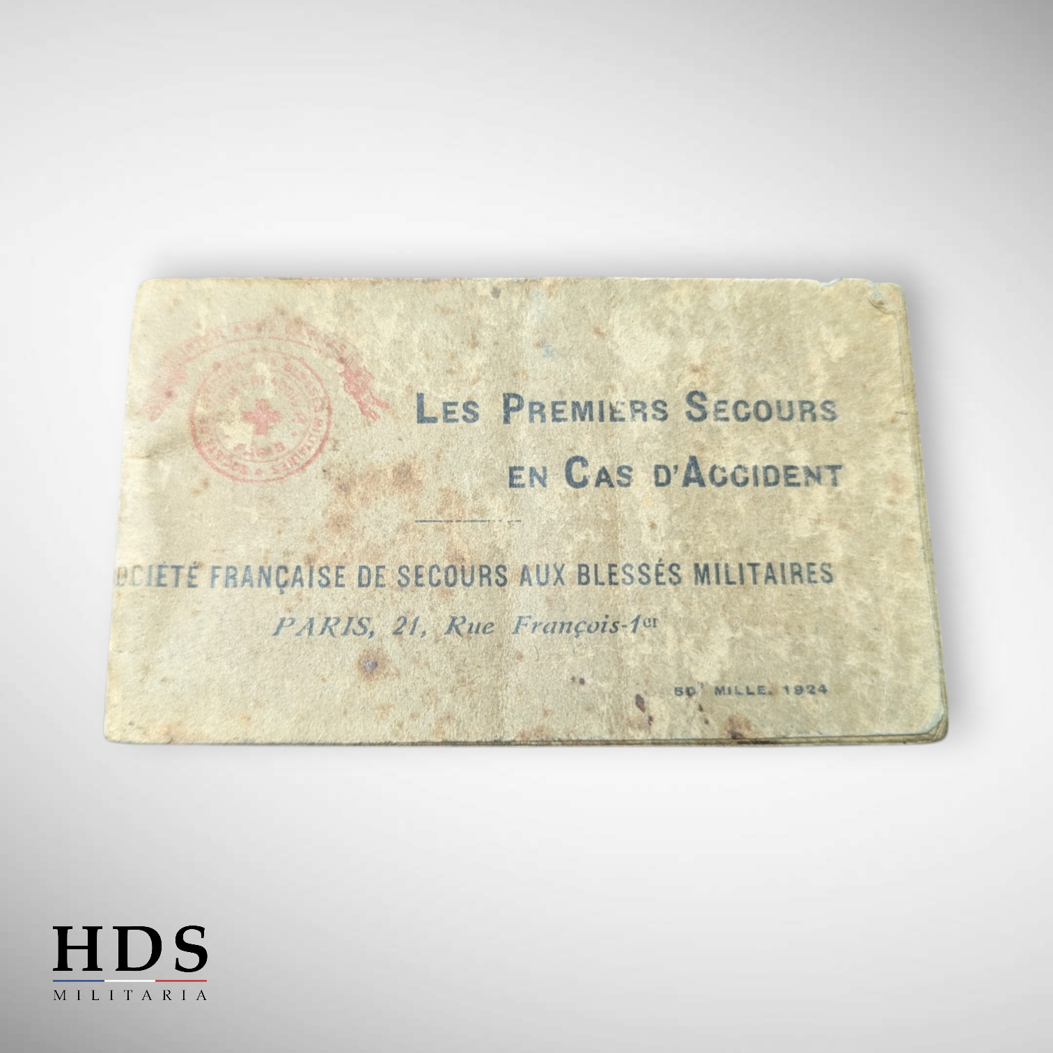 Livret premiers secours SSBM ww2