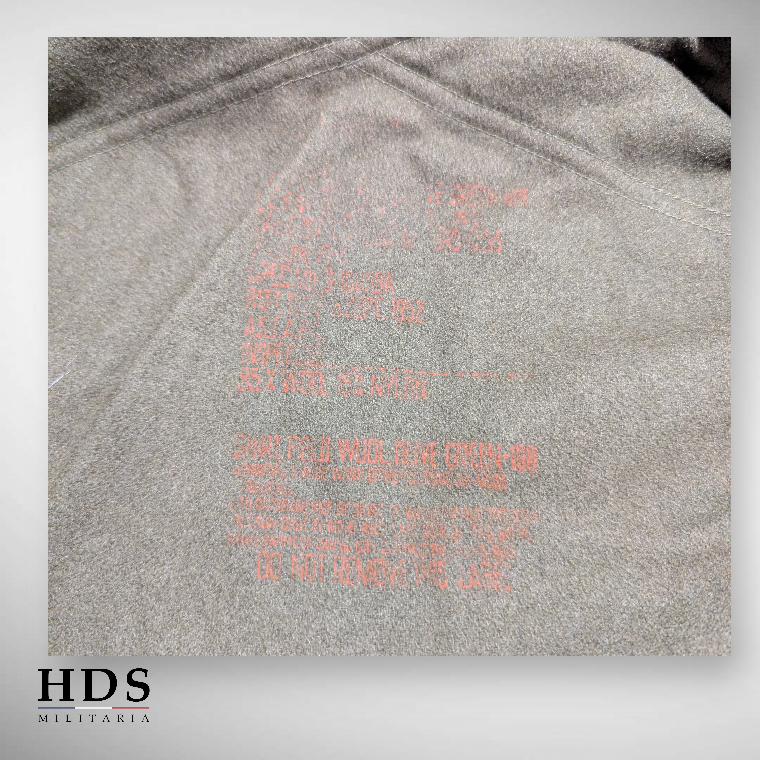 Chemise US OG 108 Corée Vietnam 1952