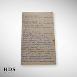 Cahier de note CJF ww2 1943