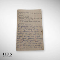 Cahier de note CJF ww2 1943