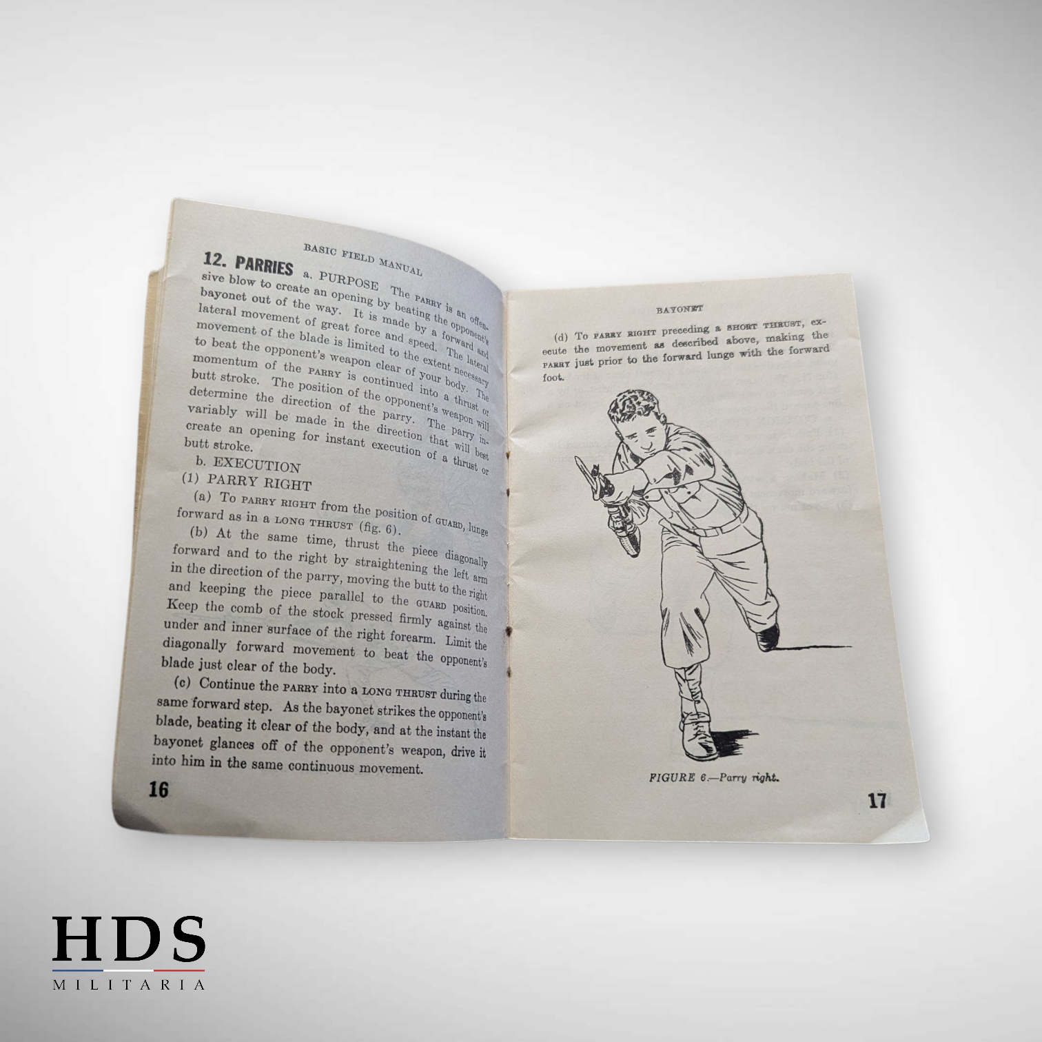 US WW2 FM 23-25 ​​Bayonet Instruction Booklet