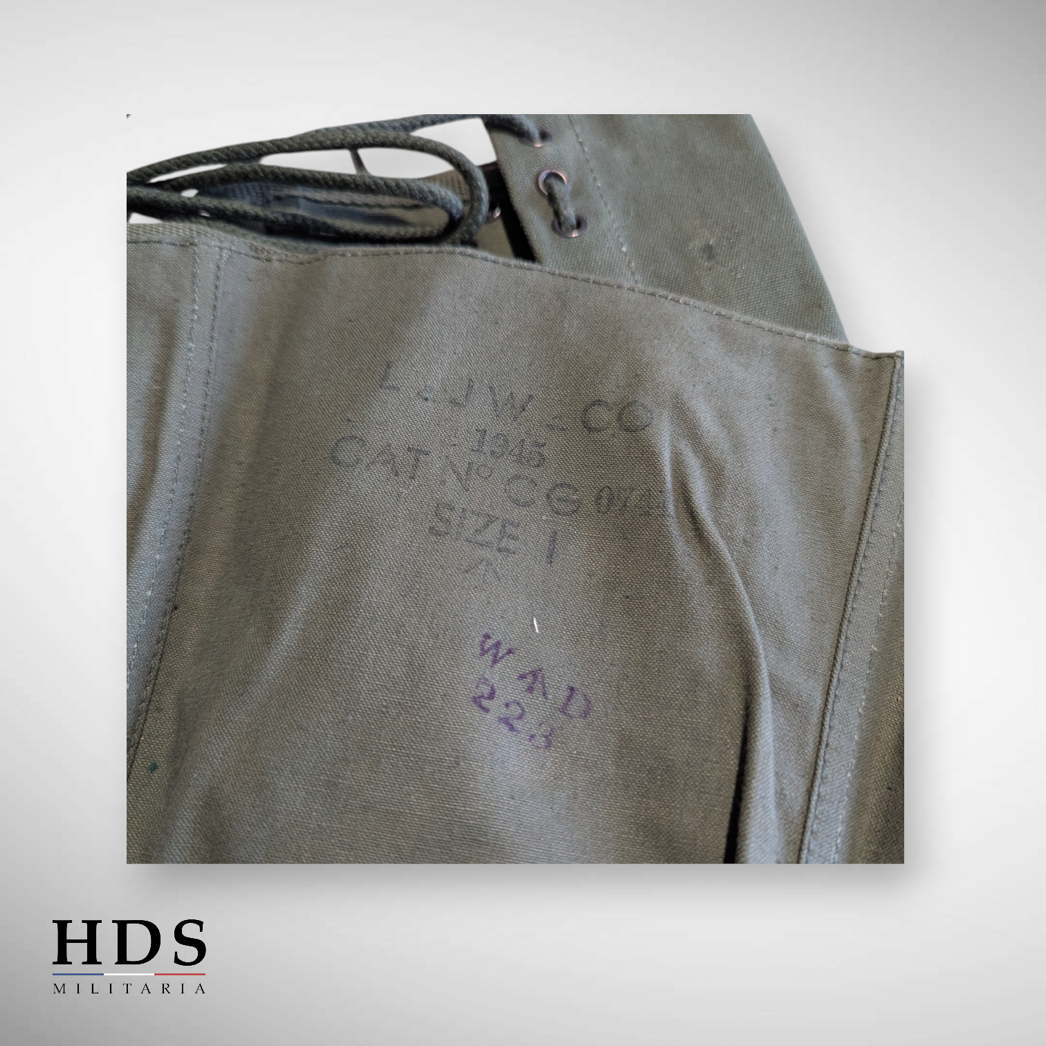 Paire de guêtres jungle anglais ww2