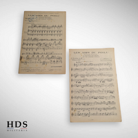 Lot de 10 partitions Françaises ww1