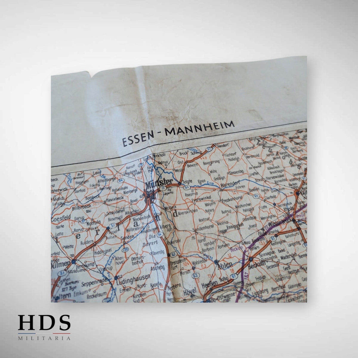 Carte US ww2 Allemagne 1944