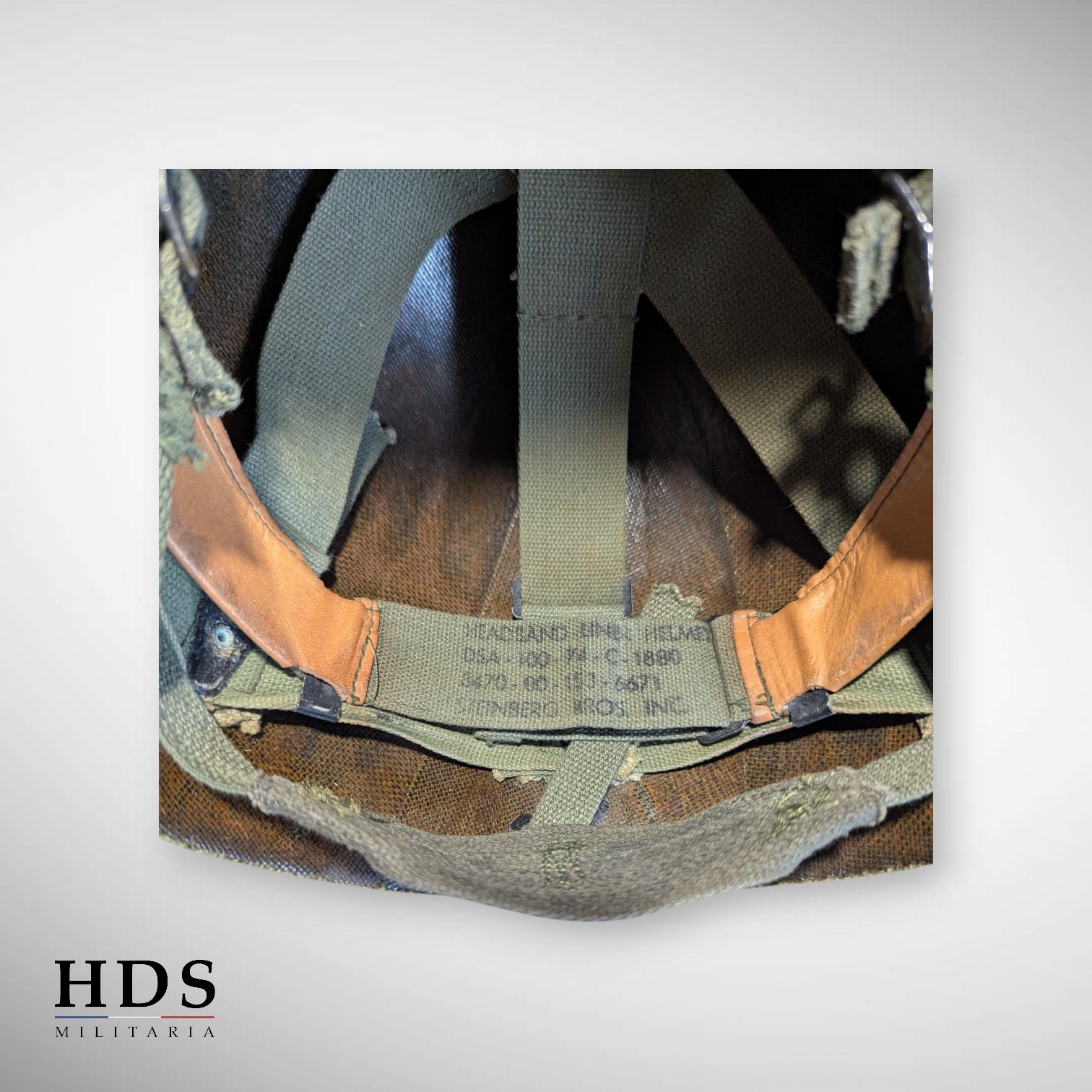Casque parachutiste US Vietnam 1974