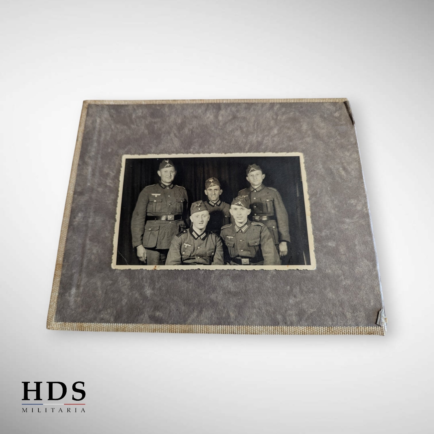 Album photo allemand ww2 cannot pneumatique, convoi, mitrailleuse