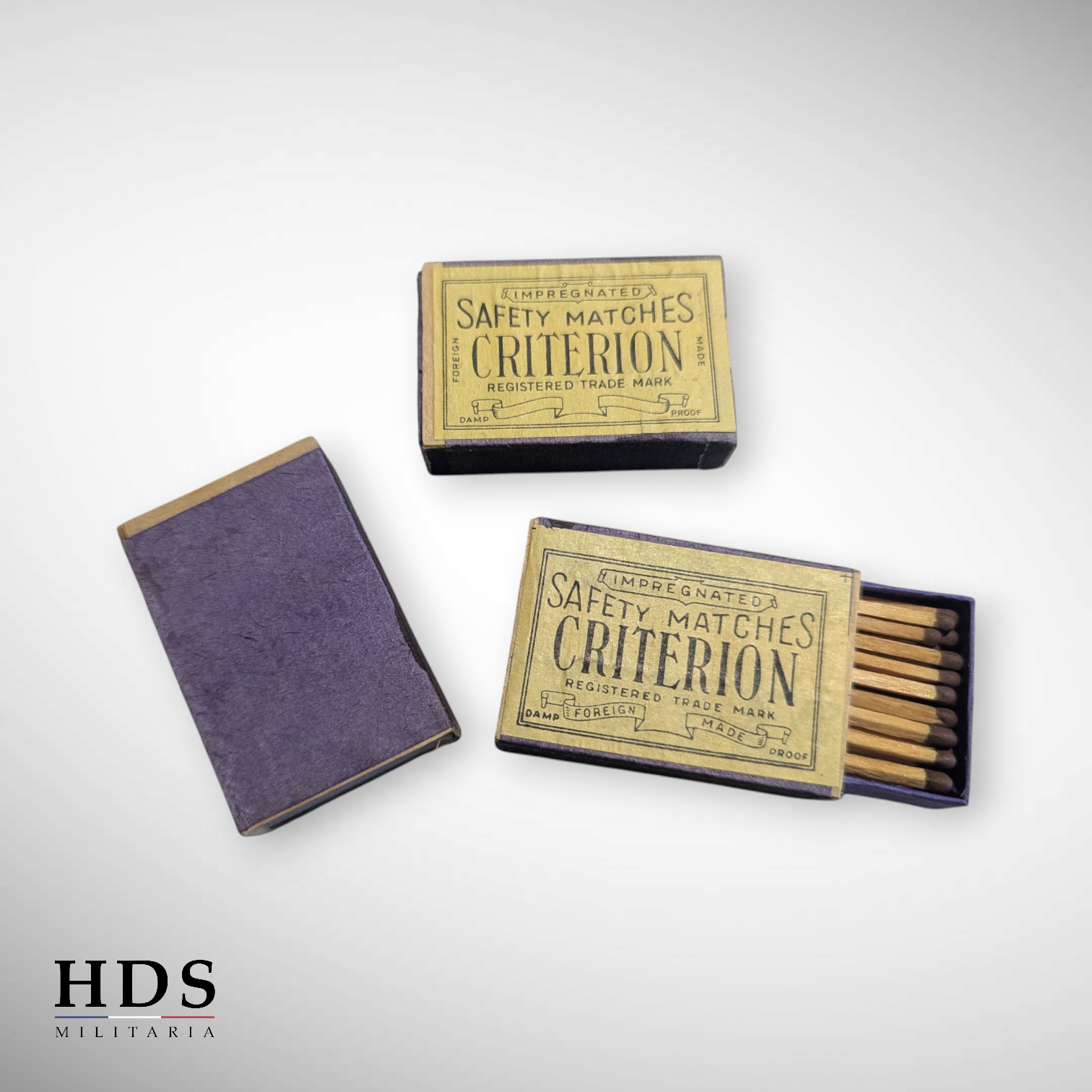 US WW2 Criterion Matchbox – HDS militaria