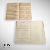 Lot de 10 partitions Françaises ww1