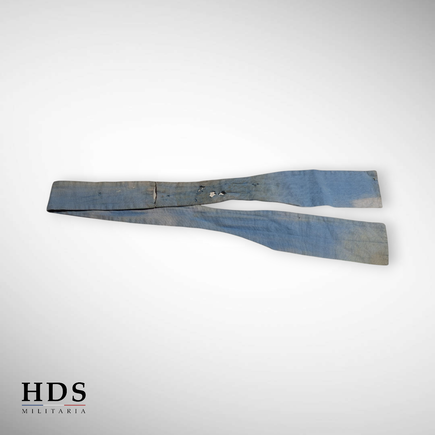 Cravate bleu horizon sous officier / officier Français ww1