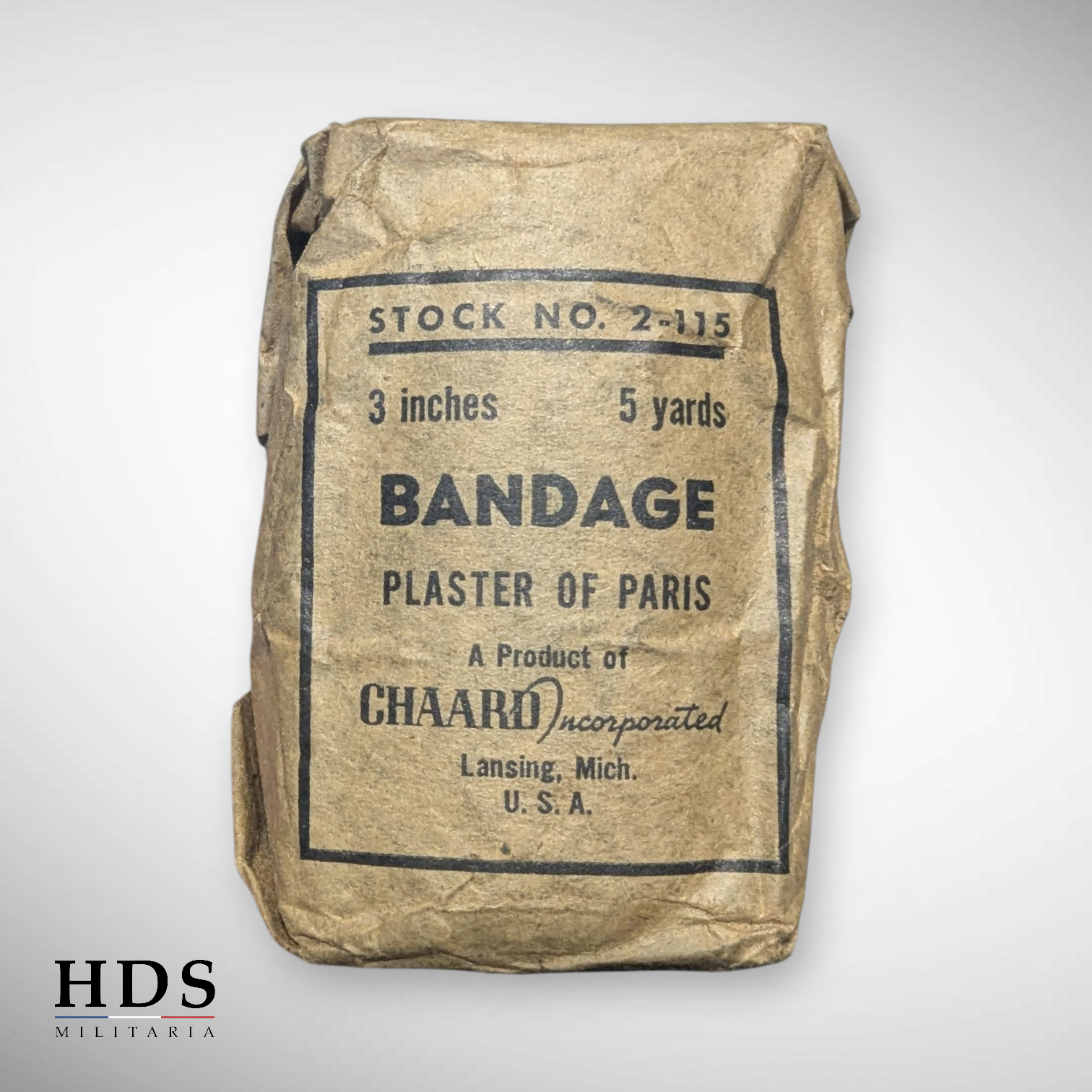 Paquet de plâtre médical US ww2