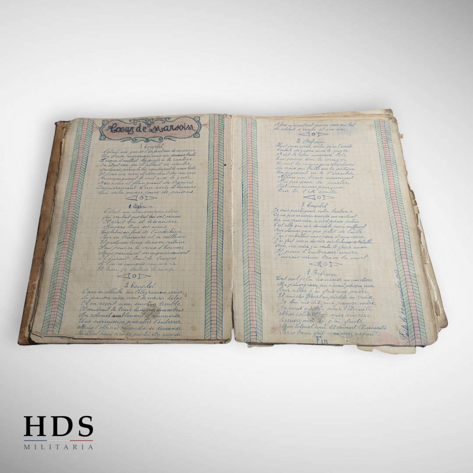 Cahier de chansons 10e Génie Besançon ww2