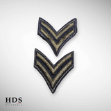 Paire de grades caporal US ww2