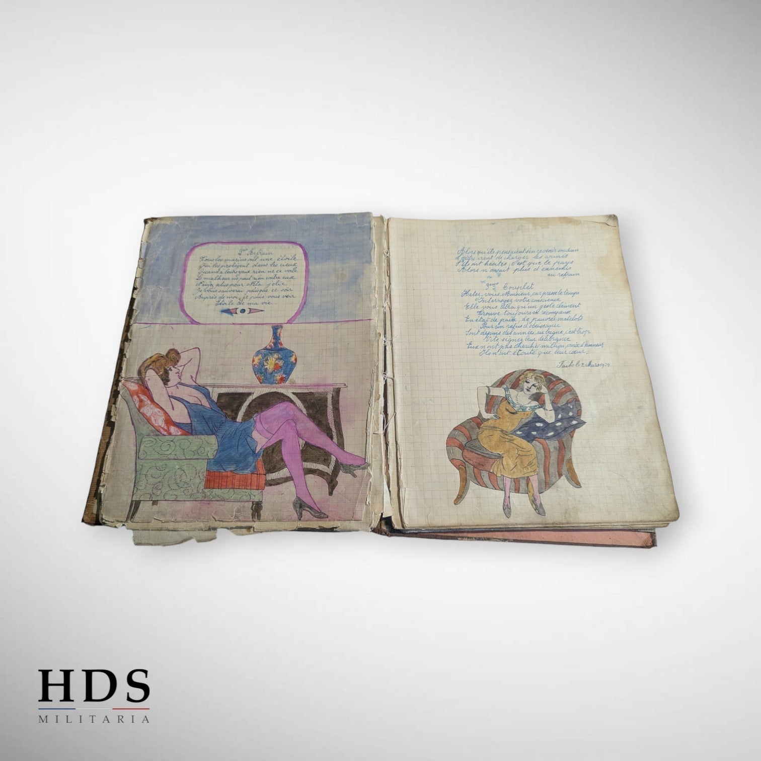 Cahier de chansons 10e Génie Besançon ww2