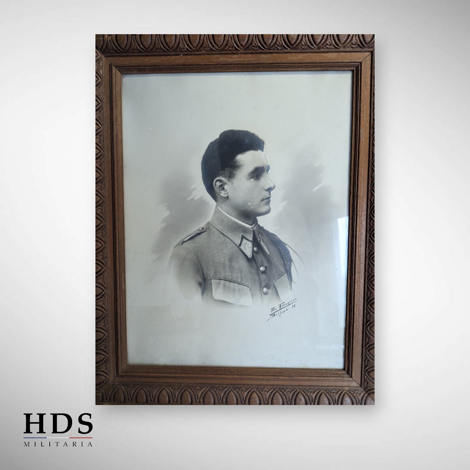 Cadre photo ww2 35 RI Belfort 1939