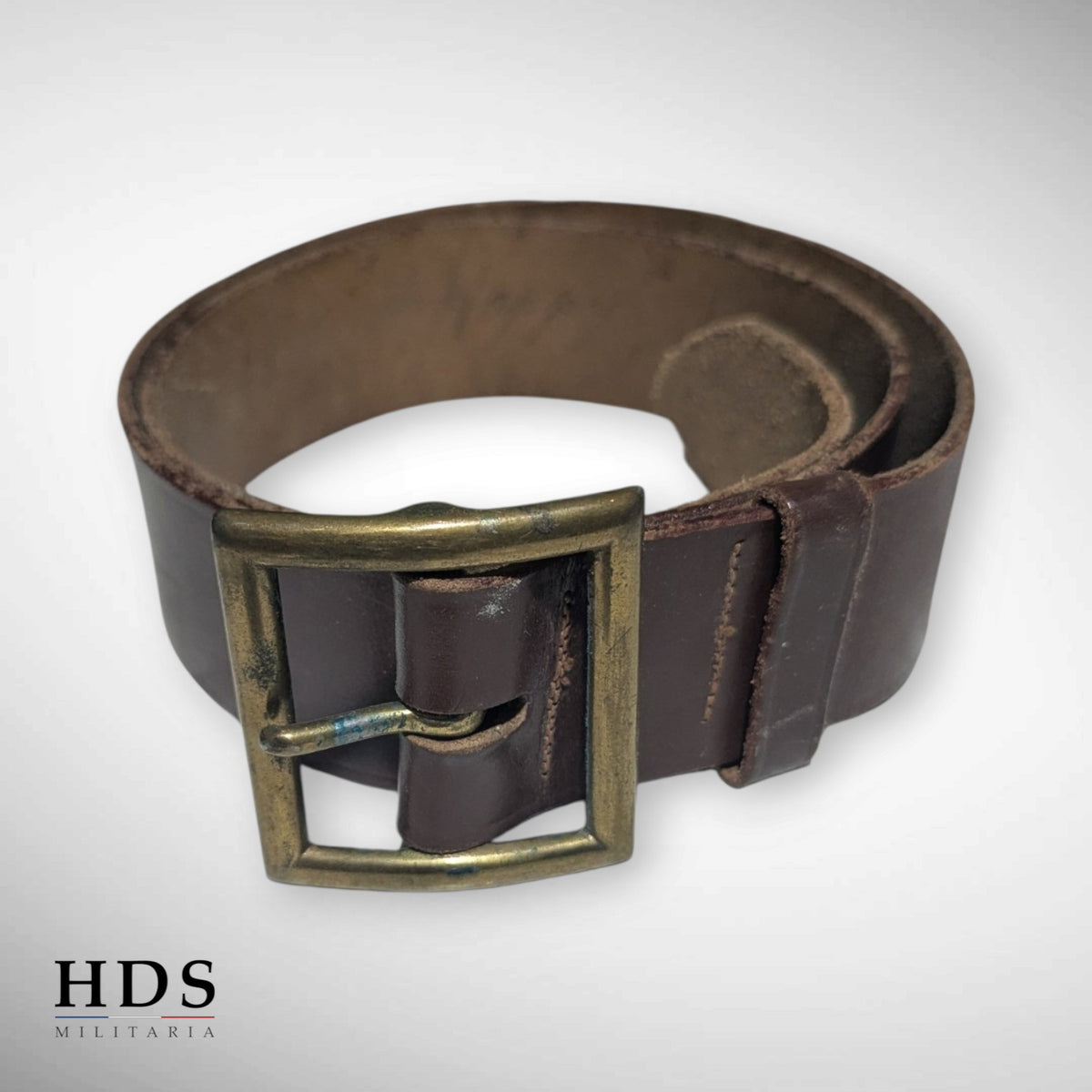 Ceinture cuir tenue de sortie officier US ww2
