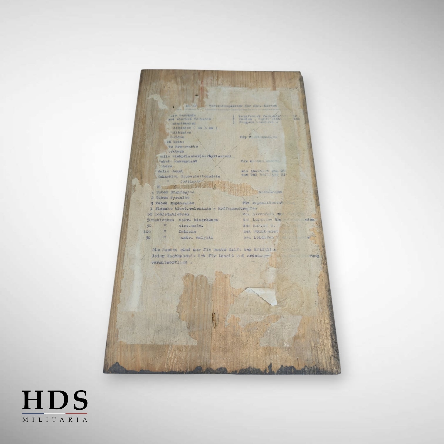 Verbandkasten caisse médicale allemande ww2