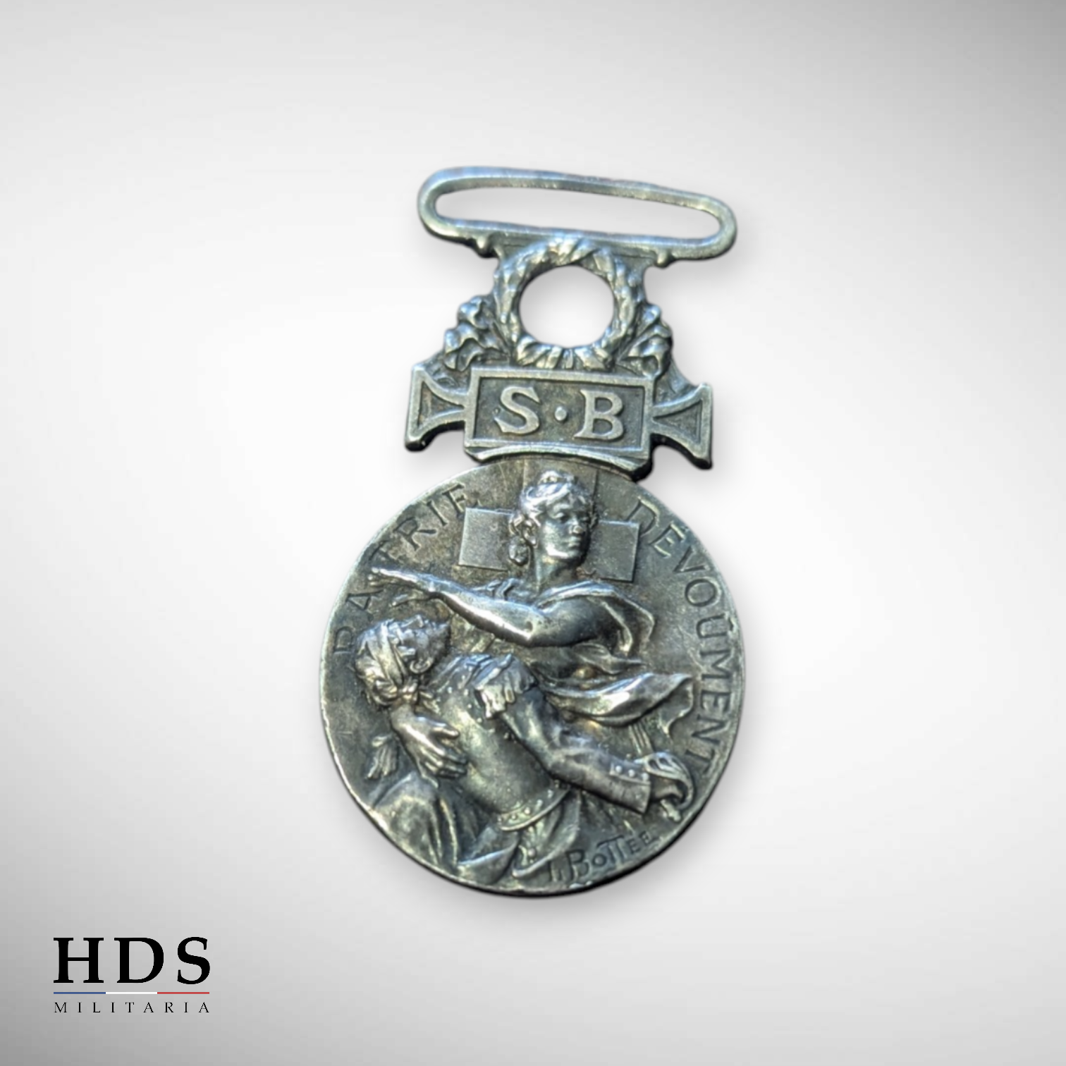 Brassard Croix Rouge + médaille SSBM ww1