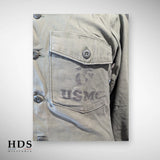 Veste og107 USMC Vietnam nominative