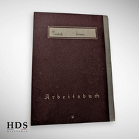 DAF booklet + Arbeitsbuch Elsenheim Alsace ww2