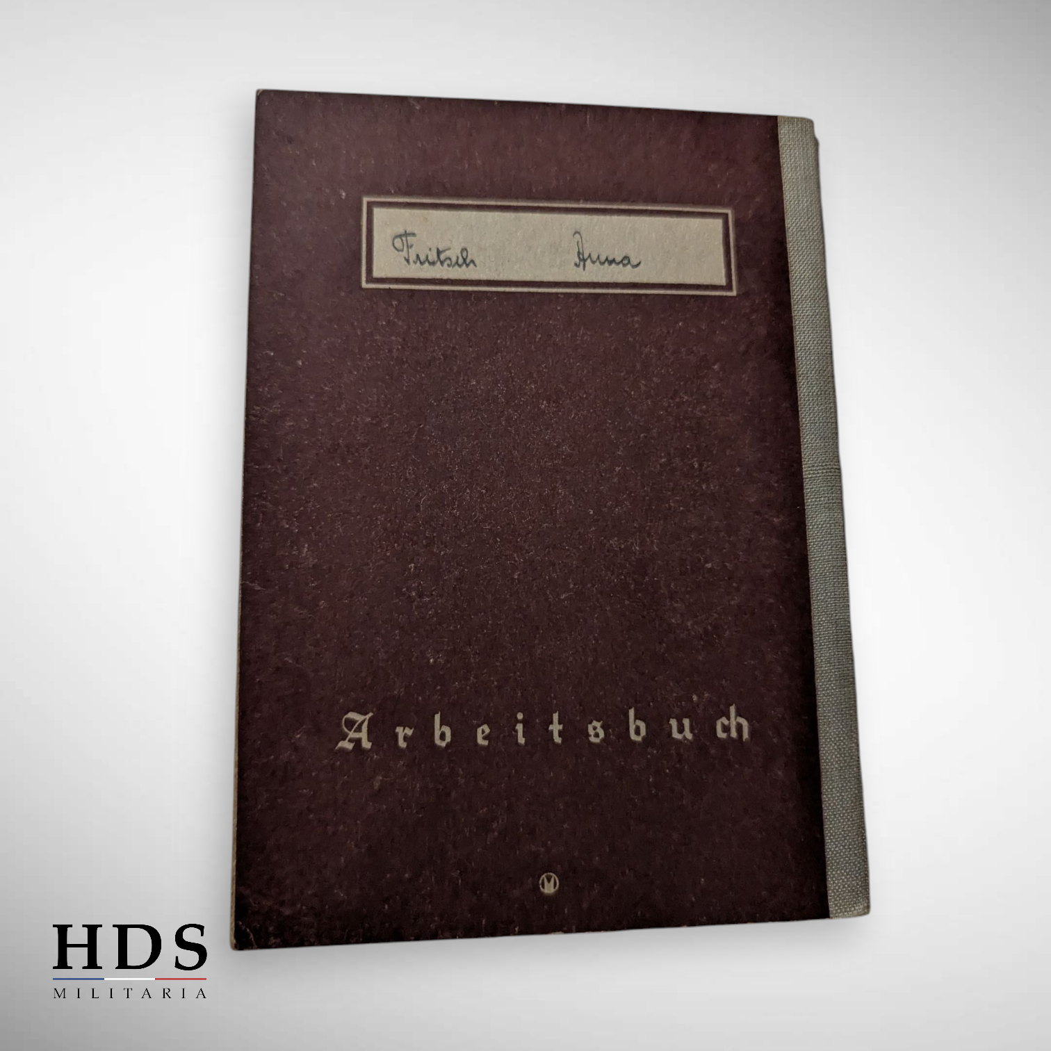 DAF booklet + Arbeitsbuch Elsenheim Alsace ww2