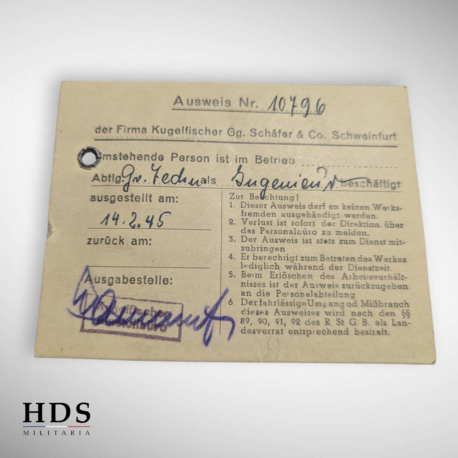 Grouping documents allemand ww2 même personne