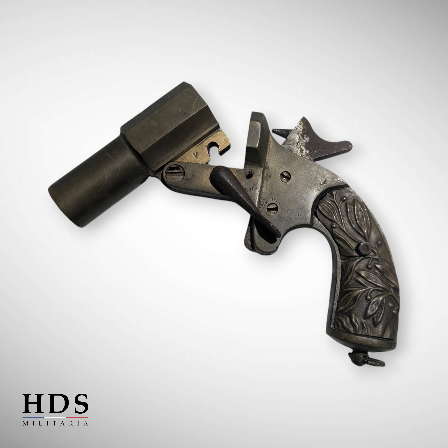 Pistolet lance fusée Chobert 1917 français ww1