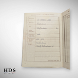 Booklet Arbeitsbuch Baldersheim alsace ww2