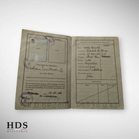 Identity card + passport Lutterbach Alsace ww2