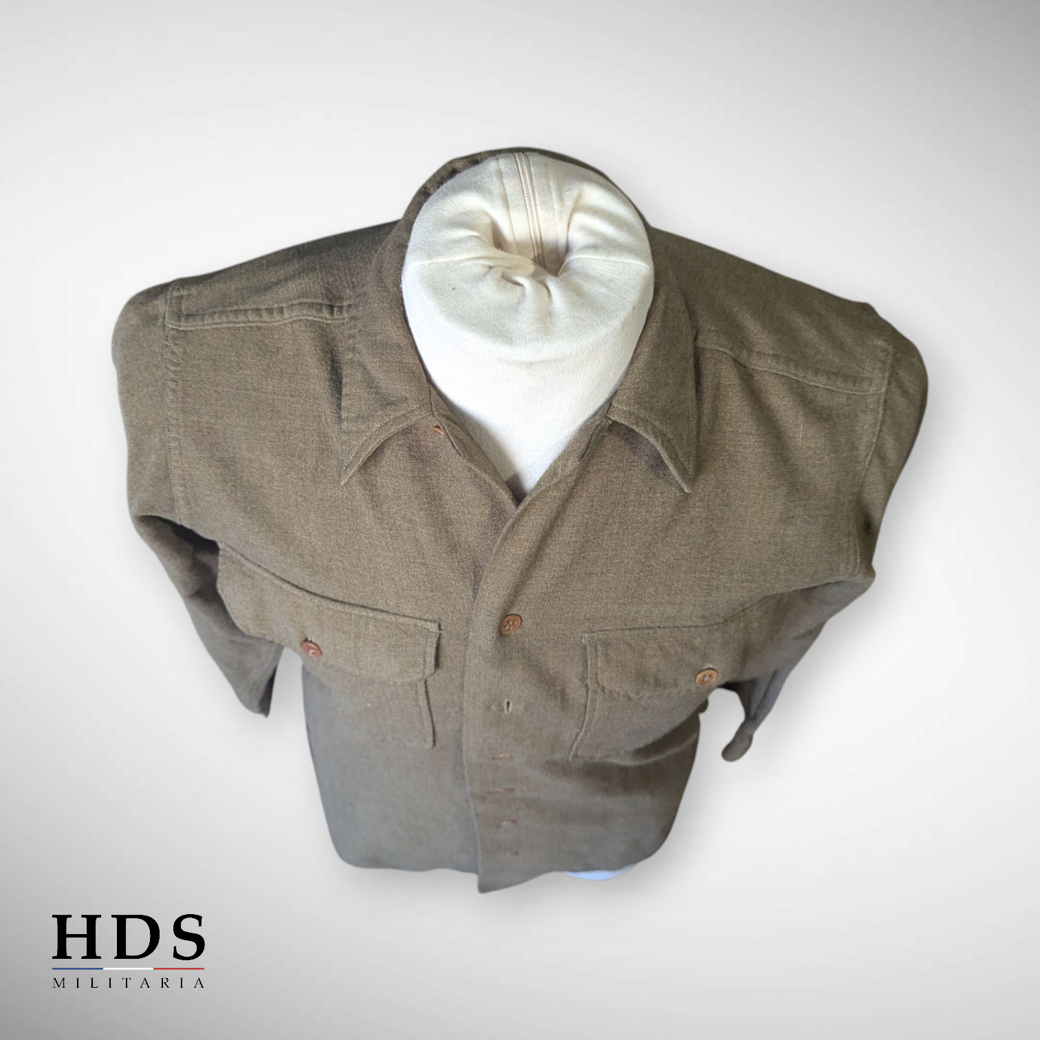 Chemise moutarde US WW2 m37