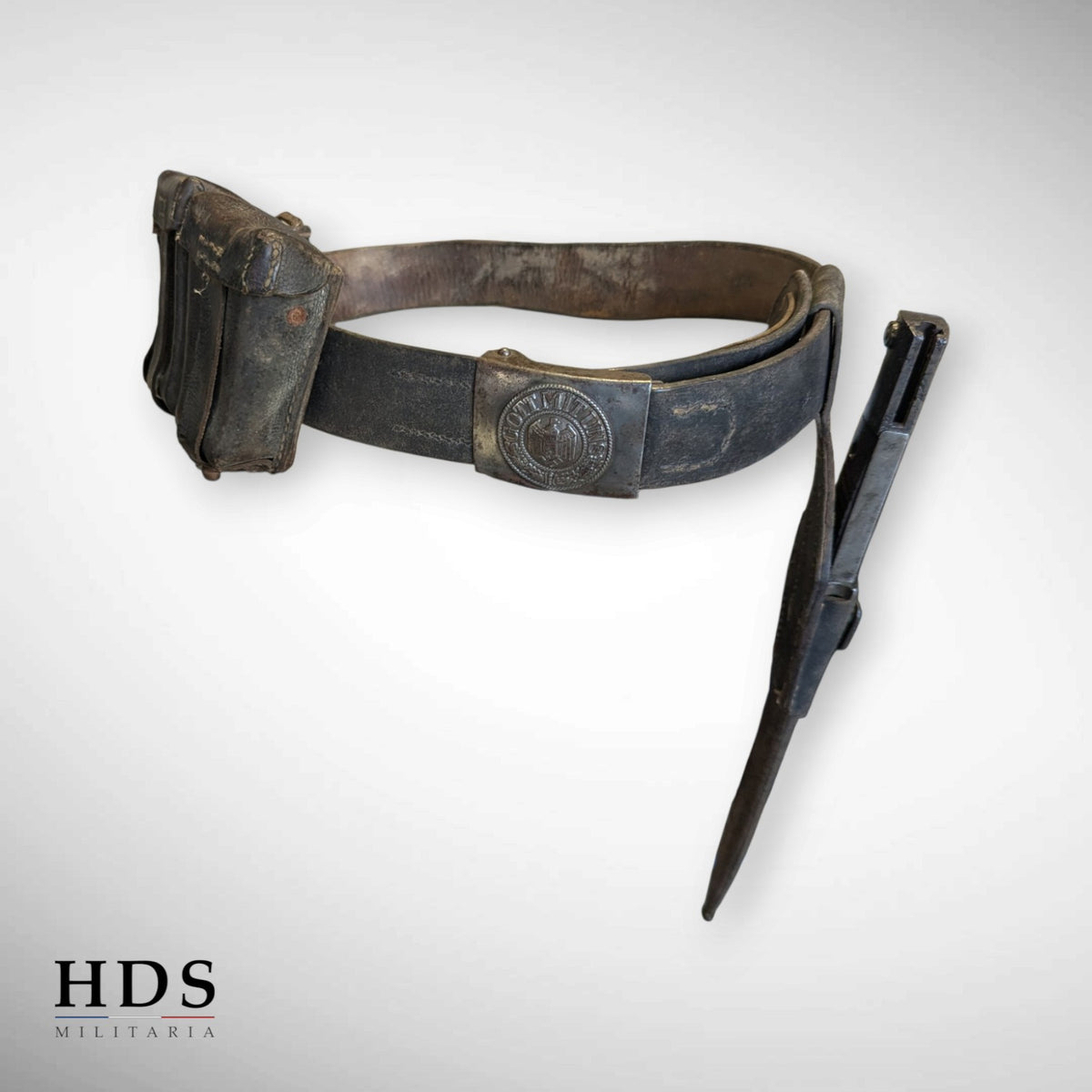 Ceinturon allemand ww2 cartouchière baïonnette k98