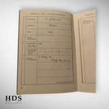 Workbook + Huningue Alsace WW2 passport