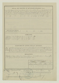 Tunique m1893 attribuée vétéran 1870-71 Légion d'honneur