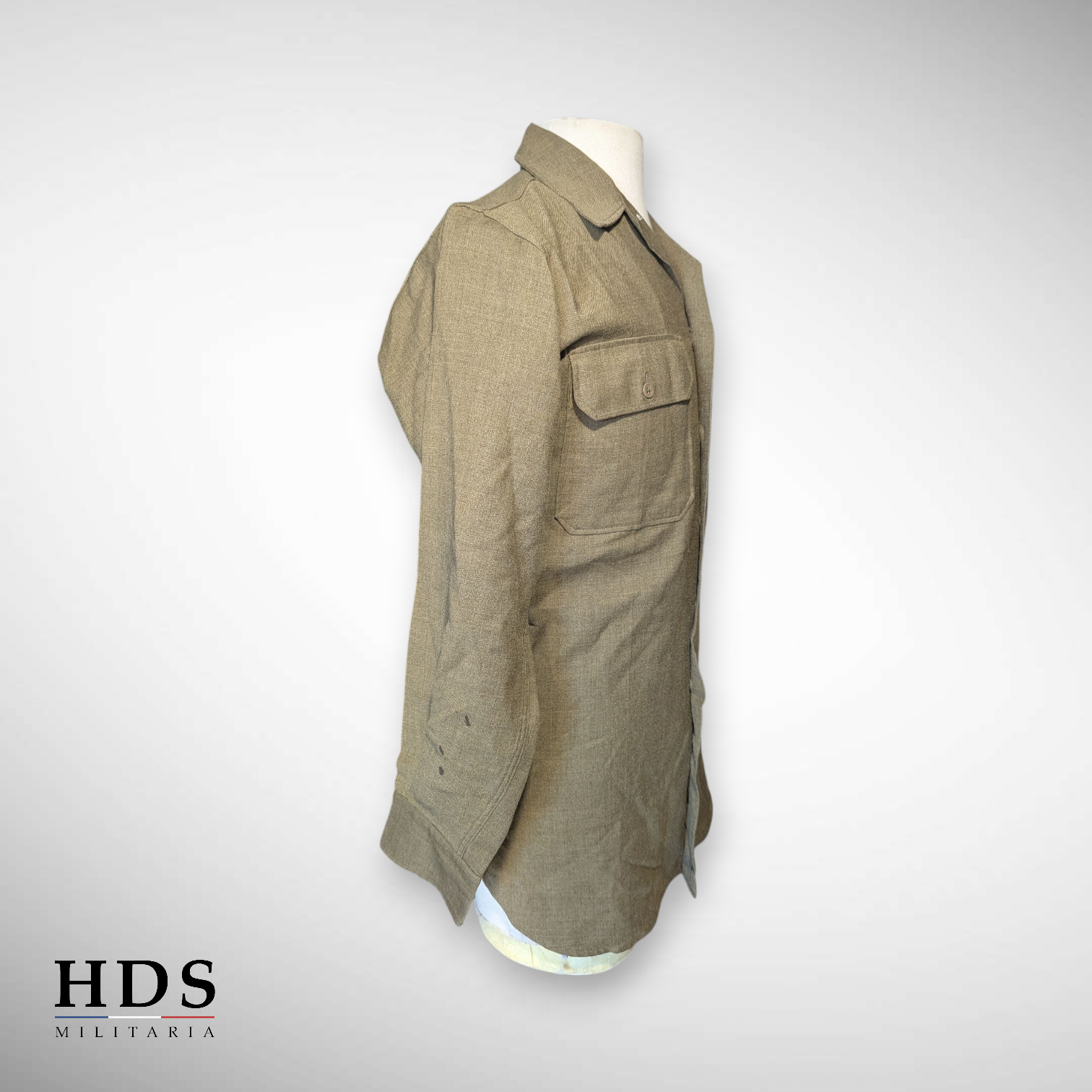 Chemise moutarde US ww2 m37 14.5x32