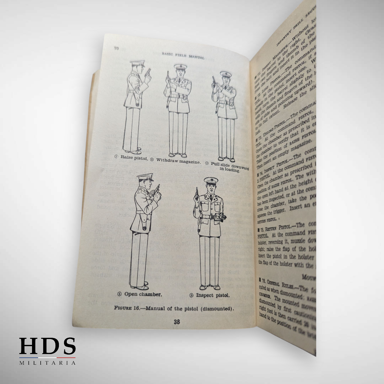 Instruction booklet US ww2 FM 22-5 basic field manual