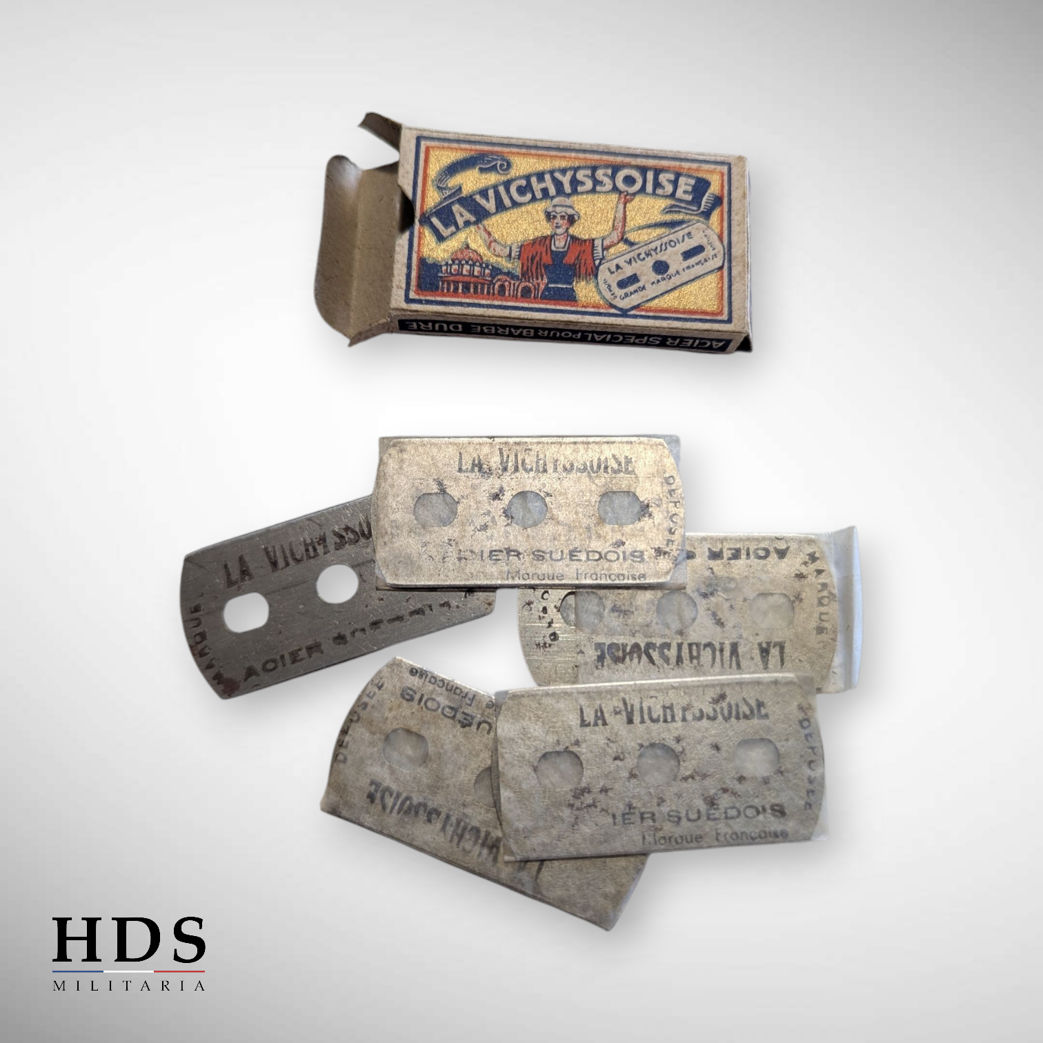 Pack of razor blades France 40 ww2 – HDS militaria