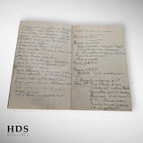 Cahier de note CJF ww2 1943