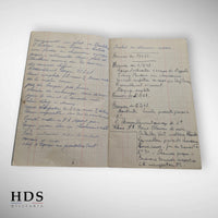 Cahier de note CJF ww2 1943